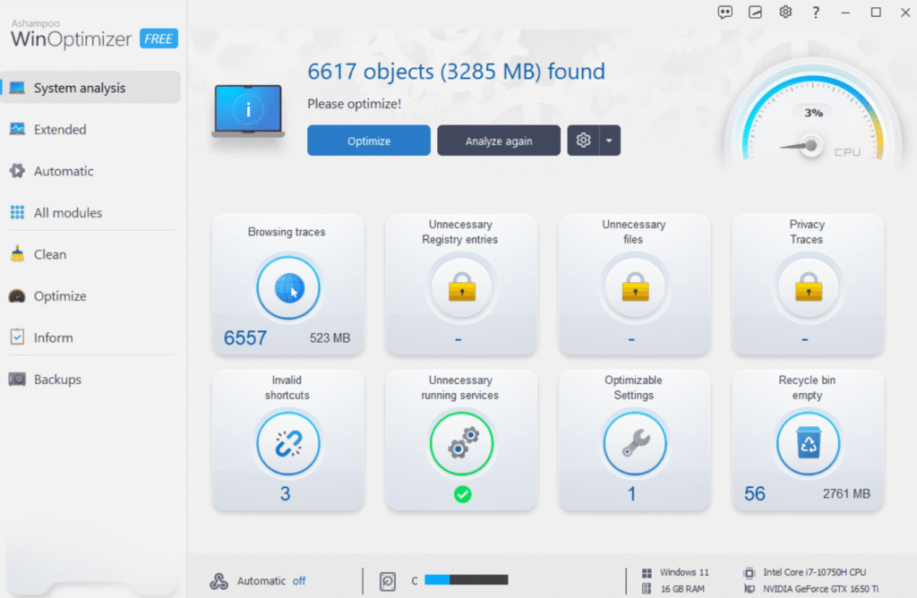 Download Ashampoo WinOptimizer Bagas31 Terbaru